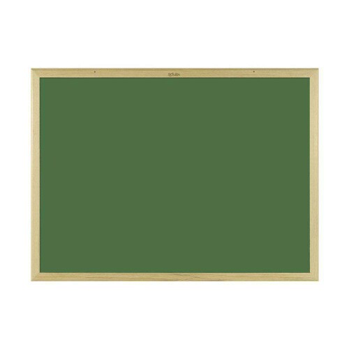 Quadro escolar verde com moldura de madeira Souza