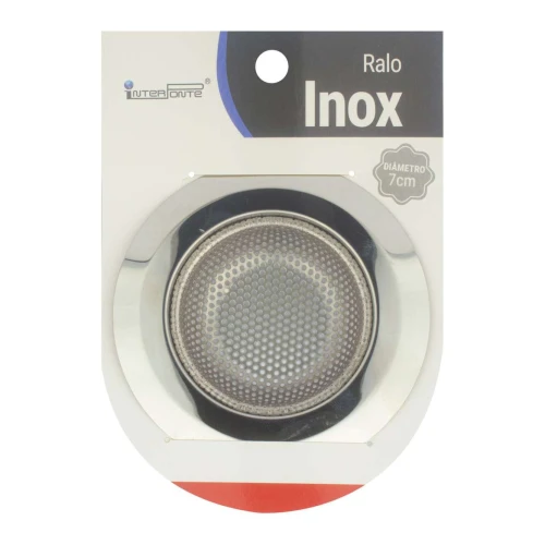 Ralo de pia inox pequeno 7cm Ralo de pia inox pequeno 7cm