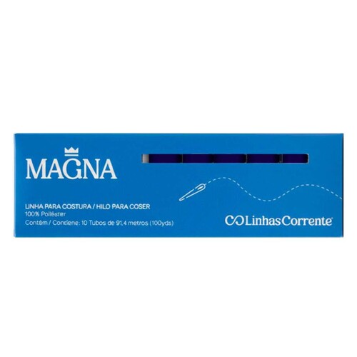 RETROZ MAGNA REF. 079 C/10 CORRENTE AZUL MARINHO RETROZ MAGNA REF. 079 C/10 CORRENTE AZUL MARINHO