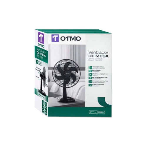 Ref. 056925 Ventilador de mesa 40cm 6 pás 126w 220v R$159,00
