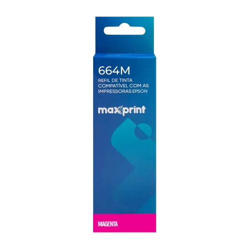 Refil de tinta Epson T664320/664m magenta 100ml Maxprint