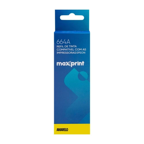 Refil de tinta epson T664420/664a amarelo 100ml Maxprint