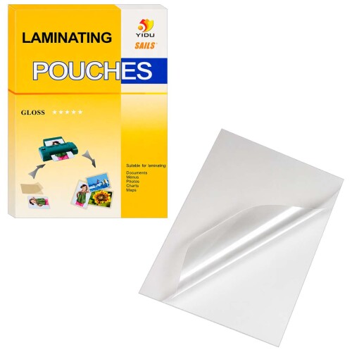Refil para plastificadora 170x226x005 1/2 ofício Pouches
