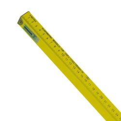 Régua para balcão 1 metro do inmetro pvc plastmetro