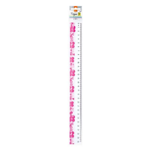 Régua plástica 30cm decorada sortidas BRW