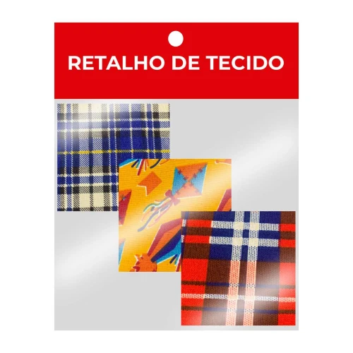 Retalho de tecido junino sortidos