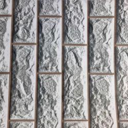 Revestimento auto adesivo 45cm x 2m tijolo cinza Eco's