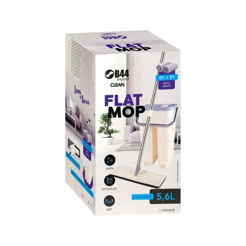 Rodo mop flat balde 5,6 litros B44 Imports