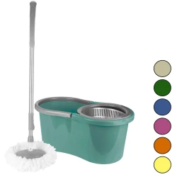 Rodo mop giratório balde 10 litros sortidos Casavita