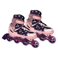 Roller patins 34/37 menina inline rosa Unitoys