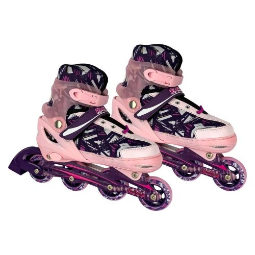 Roller patins 38/41 menina inline rosa Unitoys
