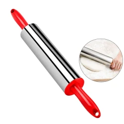 Rolo para massa inox 39cm