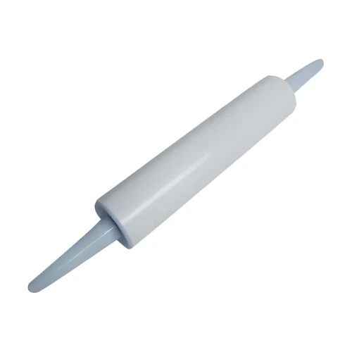 Rolo para massa plástico móvel branco 40cm Rolo para massa plástico móvel branco 40cm