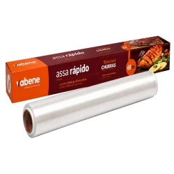Rolopac 45cmx65mt filme para churrasco assa rápido