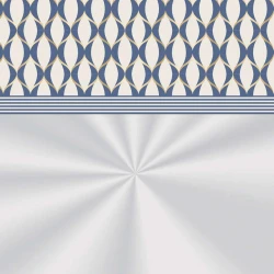 Saco celofane 45x59cm barrado Waves azul Cromus