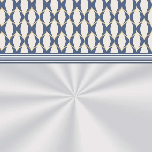 Saco celofane 52x70cm barrado Waves azul com 25 unidades Cromus