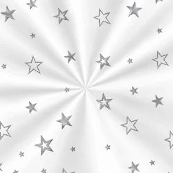 Saco celofane natal 20x29 estrela prata