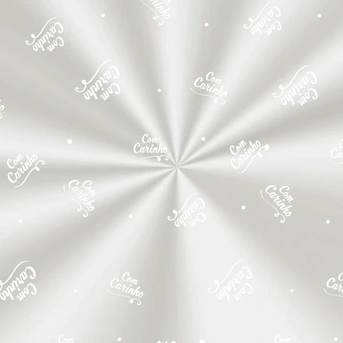 Saco de celofane 15x29 Com Carinho branco com 100 unidades Cromus