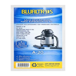Saco descartável para aspirador de pó A-20 Blufiltros