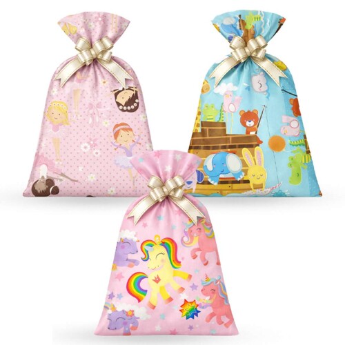 Saco metalizado 15x29cm bebê sortido 50 unidades