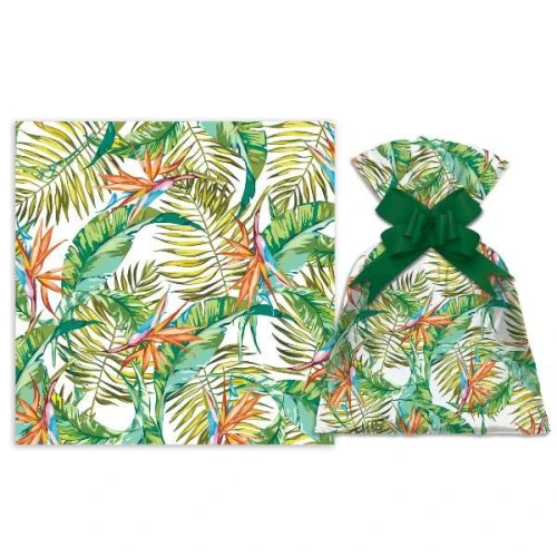 Saco metalizado 25x35cm neutro Heliconia com 50 unidades Gala