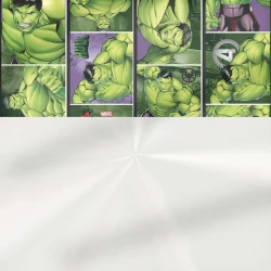 Saco metalizado 30x44cm infantil hulk com 40 unidades