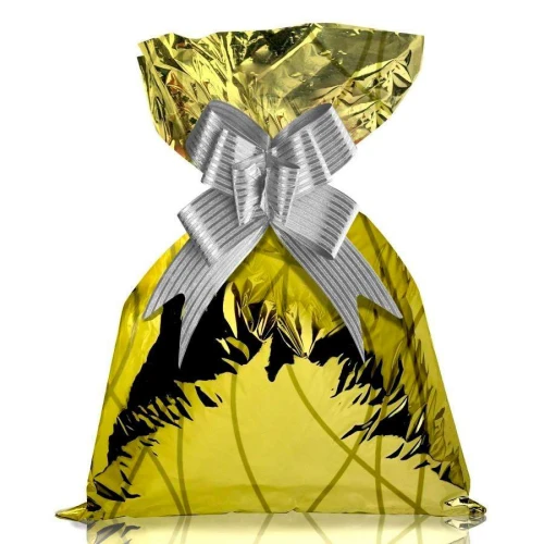 Saco metalizado 20x29cm neutro modelos variados com 50 unidades