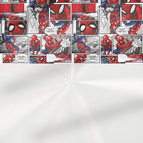 Saco metalizado 50x70cm infantil spider man com 40 unidades