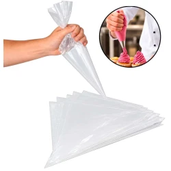 Saco para confeitar descartável gigante 26x47cm com 5 unidades Mago