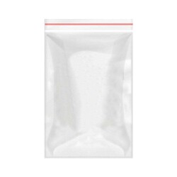 Saco plástico 1° ZIP 15x12cm pacote com 100 comercial Wei