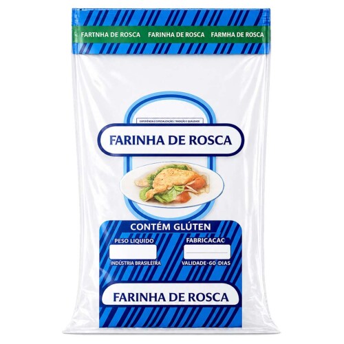 Saco plástico farinha de rosca 19,5x26x0,05 1kg Saco plástico farinha de rosca 19,5x26x0,05 1kg