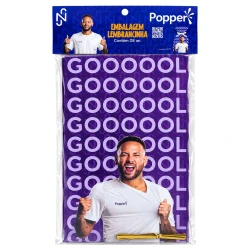 Saco plástico lembrancinha neymar jr 15x25cm com 8 unidades