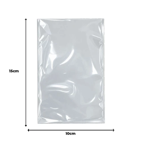 Saco plástico poli 10x15cm com 100 unidades Saco plástico poli 10x15cm com 100 unidades