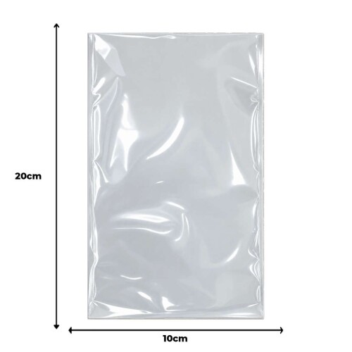 Saco plástico poli 10x20cm com 100 unidades (v) Saco plástico poli 10x20cm com 100 unidades (v)
