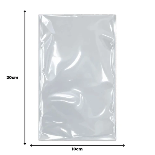 Saco plástico poli 10x20cm com 100 unidades (v) Saco plástico poli 10x20cm com 100 unidades (v)