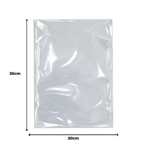 Saco plástico poli 20x30cm com 100 unidades Saco plástico poli 20x30cm com 100 unidades