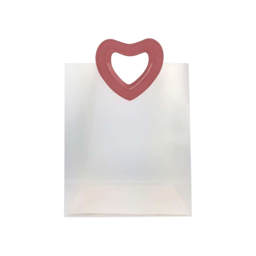 Sacola para presente alça sintetica 21x22