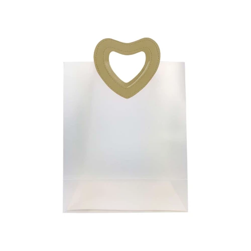 Sacola para presente alça sintetica 21x22