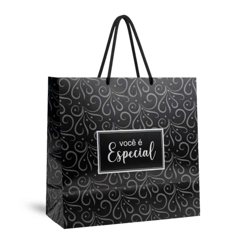 Sacola para presente de papel 31x30cm Você é especial Sacola para presente de papel 31x30cm Você é especial