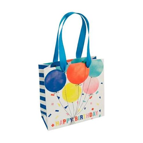 Sacola para presente papel 14,5x15cm happy birthday Sacola para presente papel 14,5x15cm happy birthday