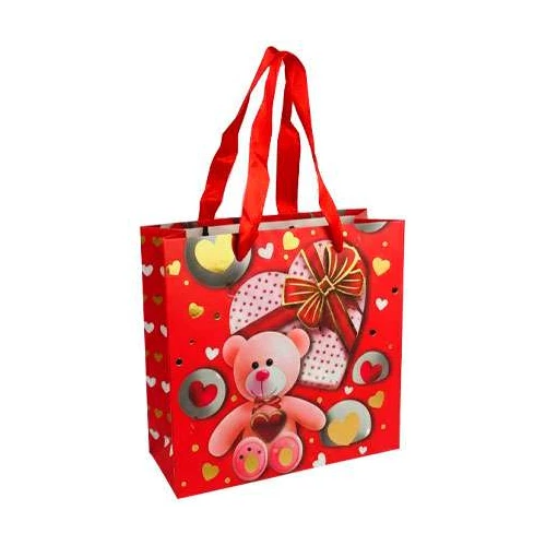 Sacola para presente papel 14,5x15cm love vermelho Sacola para presente papel 14,5x15cm love vermelho