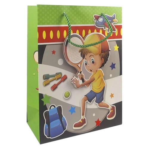 Sacola para presente papel 18x24 infantil