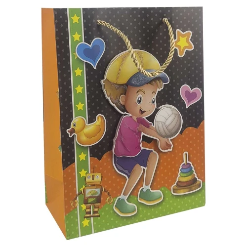 Sacola para presente papel 18x24 infantil