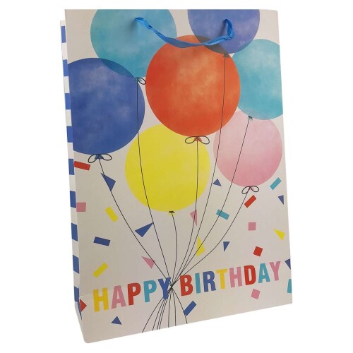 Sacola para presente papel 31x44cm happy birthday Sacola para presente papel 31x44cm happy birthday