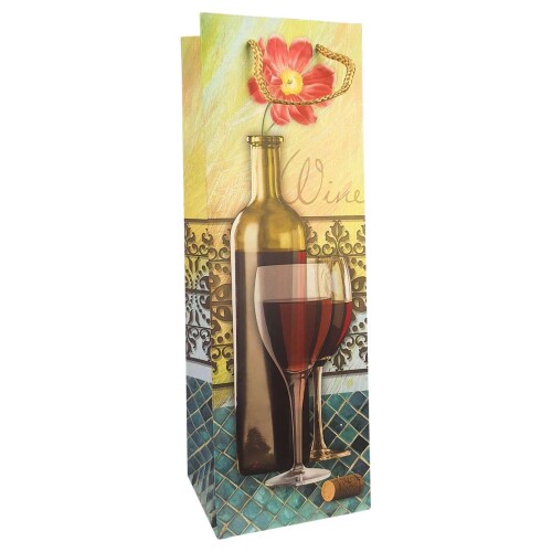 Sacola para presente papel 36x12,5cm vinho Sacola para presente papel 36x12,5cm vinho