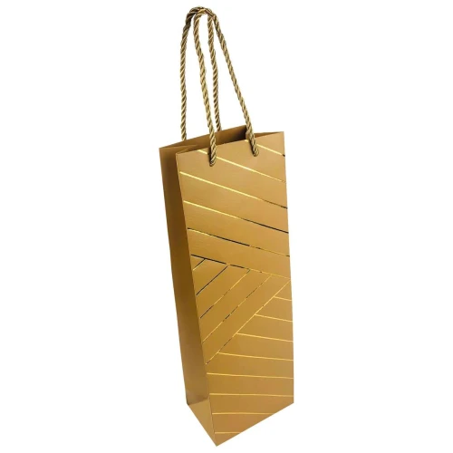 Sacola para presente papel para vinho 12x36cm Sacola para presente papel para vinho 12x36cm
