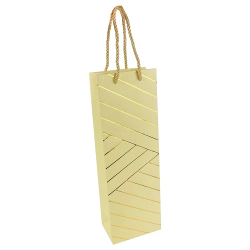 Sacola para presente papel para vinho 12x36cm Sacola para presente papel para vinho 12x36cm