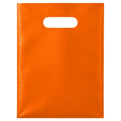 Sacola plástica para loja fina 20x30cm laranja com 50 unidades Sacola plástica para loja fina 20x30cm laranja com 50 unidades