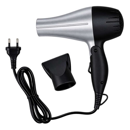 Secador de cabelo portátil 220 e 1800w cinza dobrável