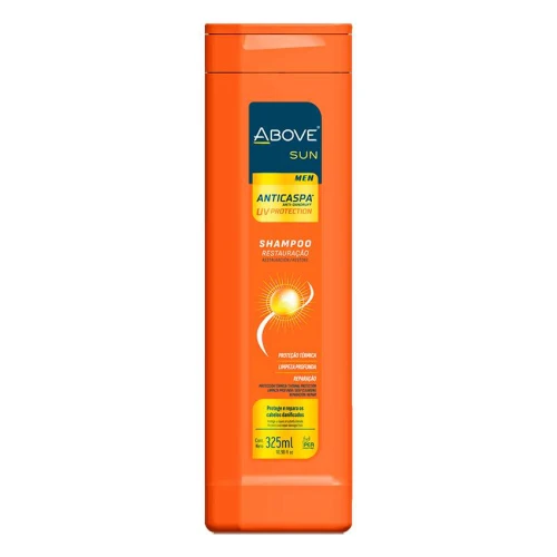 Shampoo masculino anticaspa Sun com proteção UV 325ml Above